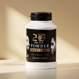 2 Black Prickly Heat Powder